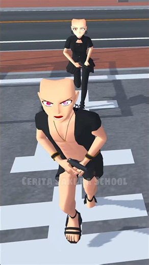 🔥POLICE VICTIMS OF ATTACK‼️ Bald Thug & Bald Girl VS Yuta⁉️ WHO WILL FALL⁉️😱#sakuraschoolsimulator