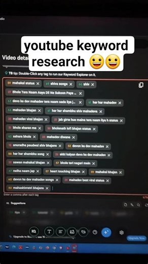youtube keyword research #youtubetips #keywords #keywordresearch #shorts