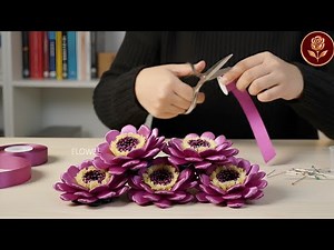 You Won’t Believe This! Stunning Satin Ribbon Flower Made with a Simple Plastic Cup Trick!