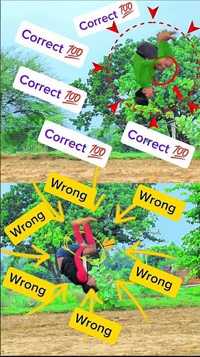Right vs Wrong Round-Off Backflip 🤯 | Can You Spot the Difference?