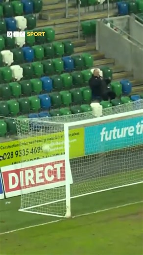 The only goal of the game... Isaac Baird heads the Blues into the decider! 🏆 #BBCFootball | BBC Sport NI