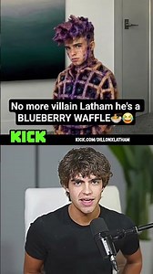 No more Dillain Latham he's a BLUEBERRY WAFFLE