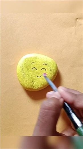 Stone painting 🖌️🎨#stone#painting#beautiful#shorts