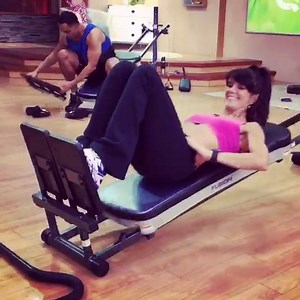 Jump with me 9:25am today at QVC.com with the FUSION TOTAL GYM! Free Shipping TODAY! Add a bounce to your workout with the NEW STEP accessory! Here's fun workout to try: YouTube http://youtu.be/7wn7d0VbdKY | Rosalie Brown's Fitness Club