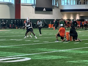 Former Miami Hurricanes QB Jacory Harris shares thoughts on Cam Ward, quarterback room after viewing practice