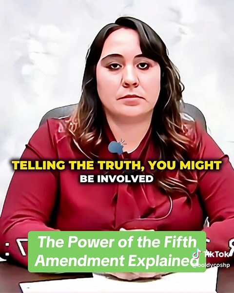 The Power of the Fifth Amendment Explained#policeoftiktok #copstiktok #copsusa #cops #cops #fyp