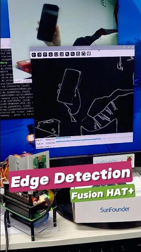 Canny Edge Detection with Raspberry Pi Camera #arduino #automobile #arduinoproject