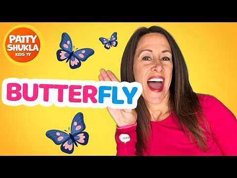 Learn The Butterfly Dance Song for Children | 4 Stages Egg Caterpillar Chrysalis| Patty Shukla Dance