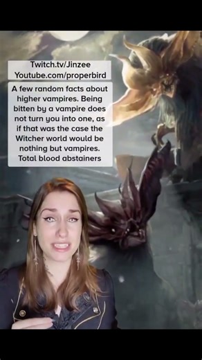 Higher vampire myths 🦇 #witcher #witcherseries #witcherbooks #geraltofrivia