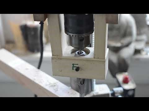 Make your own Square drill bit mortising attachment for drill press PART 2