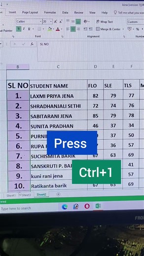 Add a Dot or Parenthesis to Excel Serial Numbers with One Easy Keyboard Trick#viral #foryou #usa