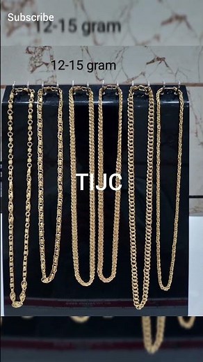 22K Gold Chains Designs With Weight | 22K Gold Chains Designs #tijc #theinternationaljewelrychannel