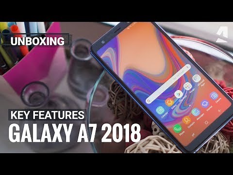 Samsung Galaxy A7 (2018) unboxing and key features