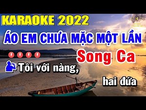 Áo Em Chưa Mặc Một Lần Karaoke Song Ca | Trọng Hiếu
