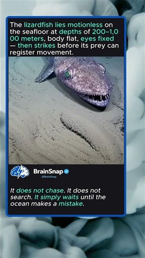 The Deep Sea Lizardfish Never Misses