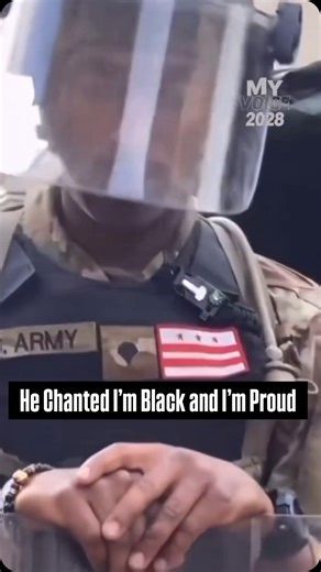 @a_daywillcometoo on Instagram: "When the uniform remembers its oath. In 2020, during the George Floyd protests, D.C. National Guard member Spc. Khaled Abdelghany stood in uniform and joined protesters chanting, “I’m Black and I’m proud.” This moment mattered because it showed that humanity can rise above uniform and command. Not everyone in the system has forgotten who they serve. 🎥 Source: nationalguard.mil (June 10, 2020) Follow main : @a_daywillcome #BlackLivesMatter #GeorgeFloyd #ProtestFo