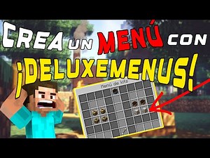 Deluxemenus tutorial: COMO CREAR UN MENÚ PARA TU SERVIDOR DE MINECRAFT JAVA