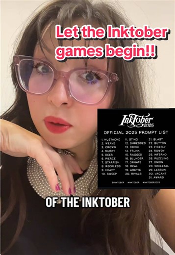 So what is inktober organisation going to be like for you guys? I love when I see people either having their own theme or gimmick that year, or completely freestyling it, and I loooove when I encounter inktober ideas in future works! My “Birds” painting that unexpectedly became one of my most popular paintings to date actually comes from an Inktober prompt back in 2022! The prompt was “Nest”! Last year, I made a drawing and then a maquette of a very special place in a novel I’m writing! And that