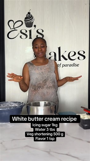 White Buttercream Recipe for Cakes