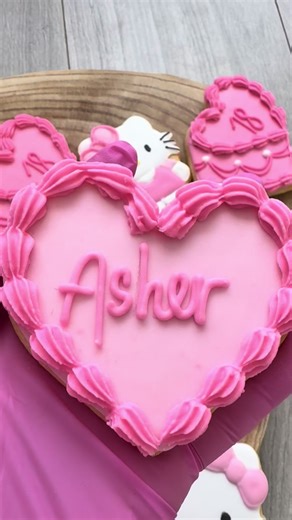 Hello kitty cookies 🍪 #hellokittycookies #hellokitty #birthdaycookies #birthdaygirl #cookies