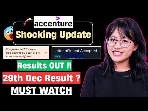 Accenture Associate Software Engineer Interview Results Out 😍 on campus | off campus results chance?