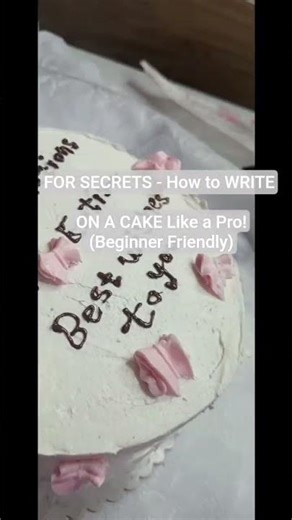 SECRETS - How to WRITE ON A CAKE Like a Pro! (Beginner Friendly)Stop Ruining Your Cakes! Master Cake