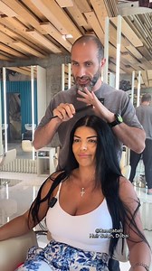 🌟Cutting straight Fringe or side bangs requires a soft hair texture that is not frizzy or curly. 🌟The regrowth from the roots should be in one direction, not all over the place. 🌟It is preferable to have a slightly wider forehead rather than a small one. 🌟It is important to choose the right thickness for the bangs; sometimes a skinny style is more suitable than a wider, thick fringe style. 🌟Additionally, consider whether the forehead has a slope, edge, or is narrow and pointy, as these fact