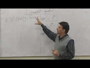 Differential Operator (sina𝑥 and Cosa𝑥) - Differential Equations