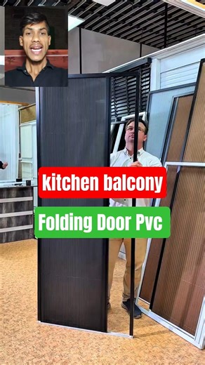PVC Folding Door | Space Saving Partition Design #shorts #door #pvc