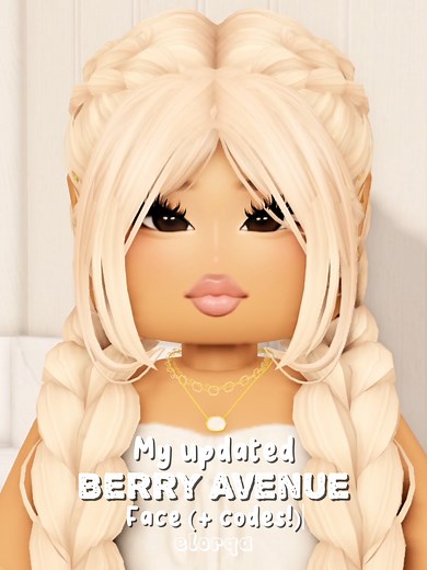 Updated Berry Avenue Face Codes for Roblox