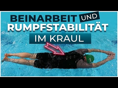 Legwork and core stability: Perfect technique in freestyle swimming