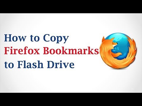 How to Copy Mozilla Firefox Bookmarks to a Flash Drive