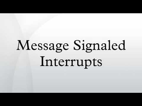 Message Signaled Interrupts