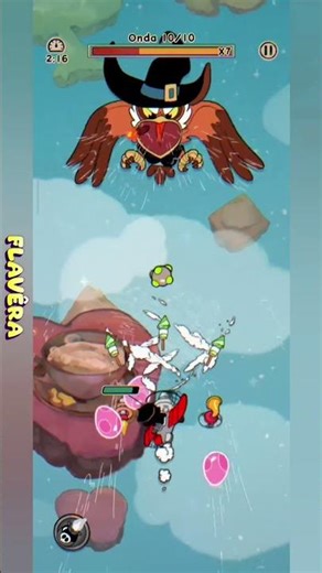 CORUJA ARCANA INSANA 😱🦉 ACECRAFT ESTILO CUPHEAD! #shorts #mobilegame #gaming