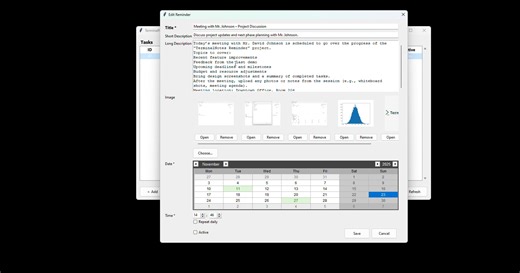A Local, Multi-Language Desktop Reminder App with Images, Holidays, and Autostart for Windows