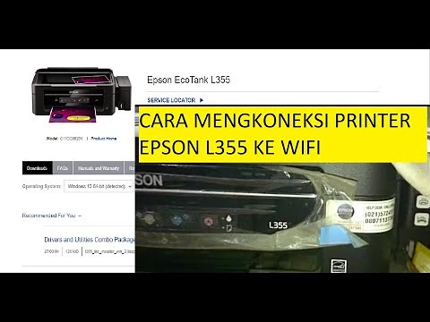 install epson L355 dengan wifi