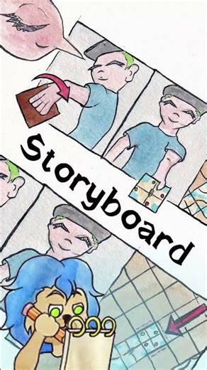 Ein Storyboard für die Doku | #Storyboard #Comic