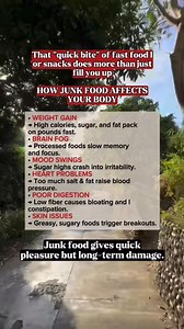 1.8K views | HOW JUNK FOOD AFFECTS YOUR BODY How Junk Food Affects Your Body #UKWellness #healthtips #usahealth #fblifestyle #junkfood | Time Facts | Facebook