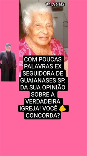 S 423. At 94 Years Old, Former CCBÊ Follower from São Paulo Reveals: "This Is the True Biblical C...