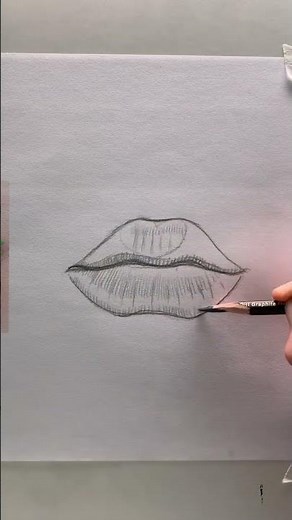 How to Draw Juicy Lips #drawingtutorial #fyp #viral #trending #art #artist #howtodraw