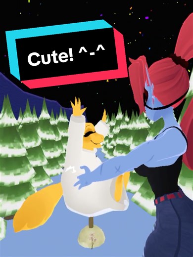 A goofy wholesome tik tok ^-^ #vrchat #fyp #hexnyght #undertaleau #undertale