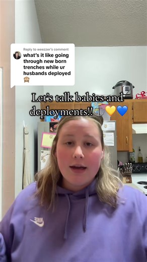 Replying to @weezzer to say going through deployments are easy would be a lie. Going through a deployment with a newborn while you are freshly postpartum?? The hardest thing I’ve ever done. I dont know how I’ve gotten this far, but we still have some time to go before my husband is back home. Any questions about what navy life is like? Ask away and I’ll be sure to answer them!! #navy #navylife #navywife #newbornbaby #newborntrenches #soloparenting #deployment #submarinelife #submarinewife #subli