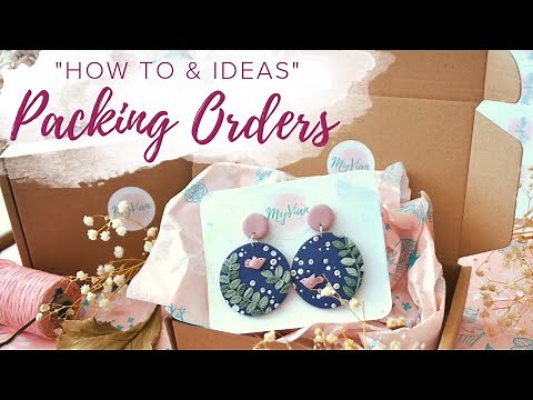 Packing Our Earrings Orders | How to & Ideas