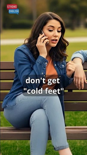 Cold Feet Meaning and Example | Speak English Better #englishidiom #spokenenglish #learnenglish