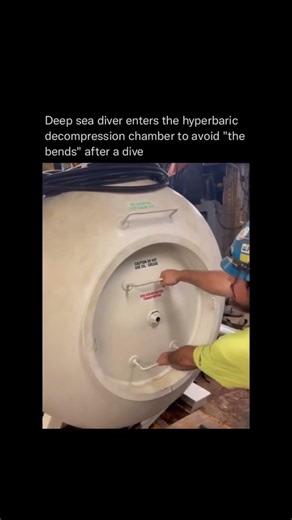 This Tiny Chamber Keeps Deep Sea Divers Alive...