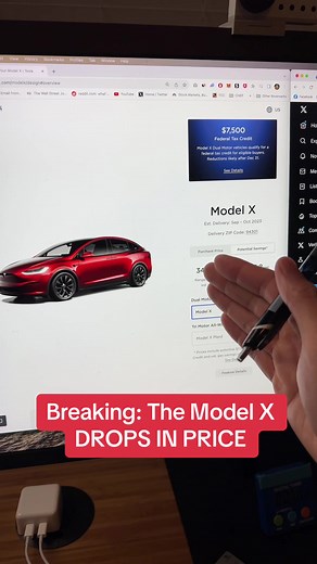Breaking: The Model X DROPS IN PRICE