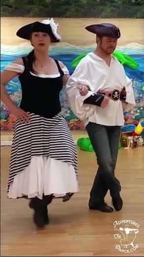 How to Dance Like a Pirate - Sailor's Jig #shorts #youtubeshorts