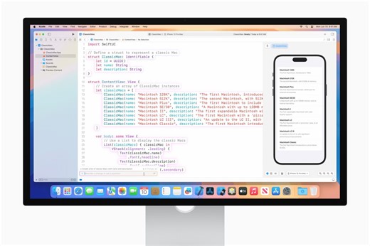 Xcode 16 : Swift Assist, Swift 6, prédiction de code et plus encore