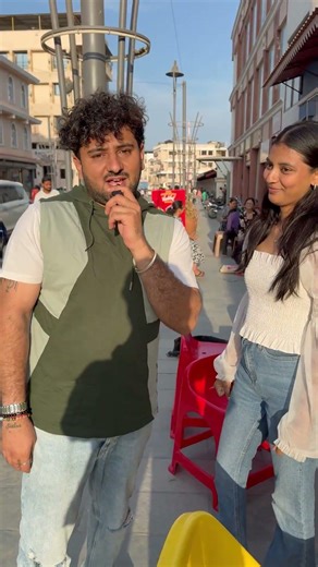 Won at Rock Paper Scissors and then completed a fun dare #damanstreettalk #explore #viral #daily