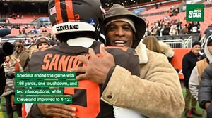 Tony Romo criticizes Shedeur Sanders’ costly interception while dad Deion hides his face